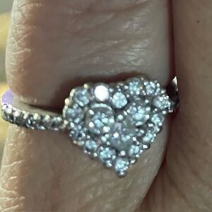 EFFY heart diamond ring 7